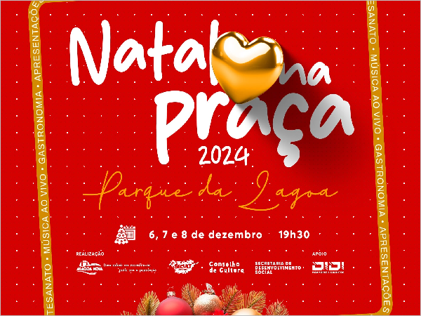 Programação do Natal na Praça e divulgada